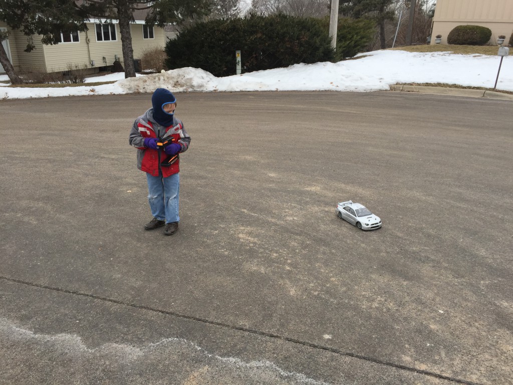 How we spend a "nice" winter day playing outside in Minnesota