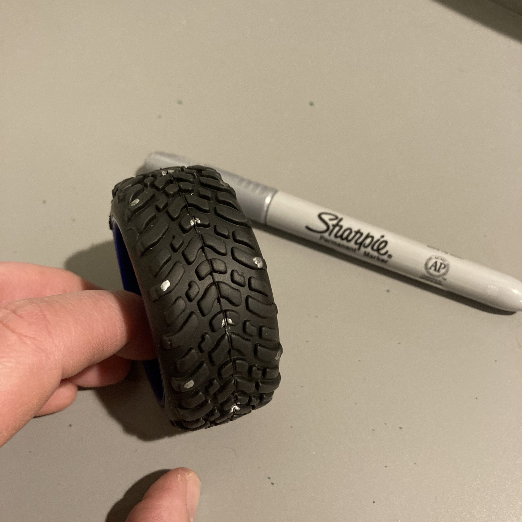 1 18 scale studded tires Meatball Racing